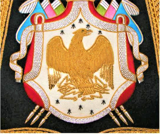 France nepoleon Officer chasseur à cheval de la garde, sabretache with embroidered eagle