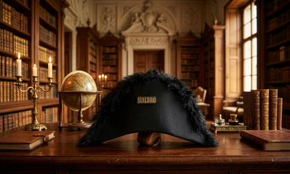 Napoleonic 17th–18th Century British & French Officer Bicorn Hat – Handmade Historical Military Replica