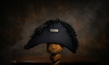 Napoleonic 17th–18th Century British & French Officer Bicorn Hat – Handmade Historical Military Replica