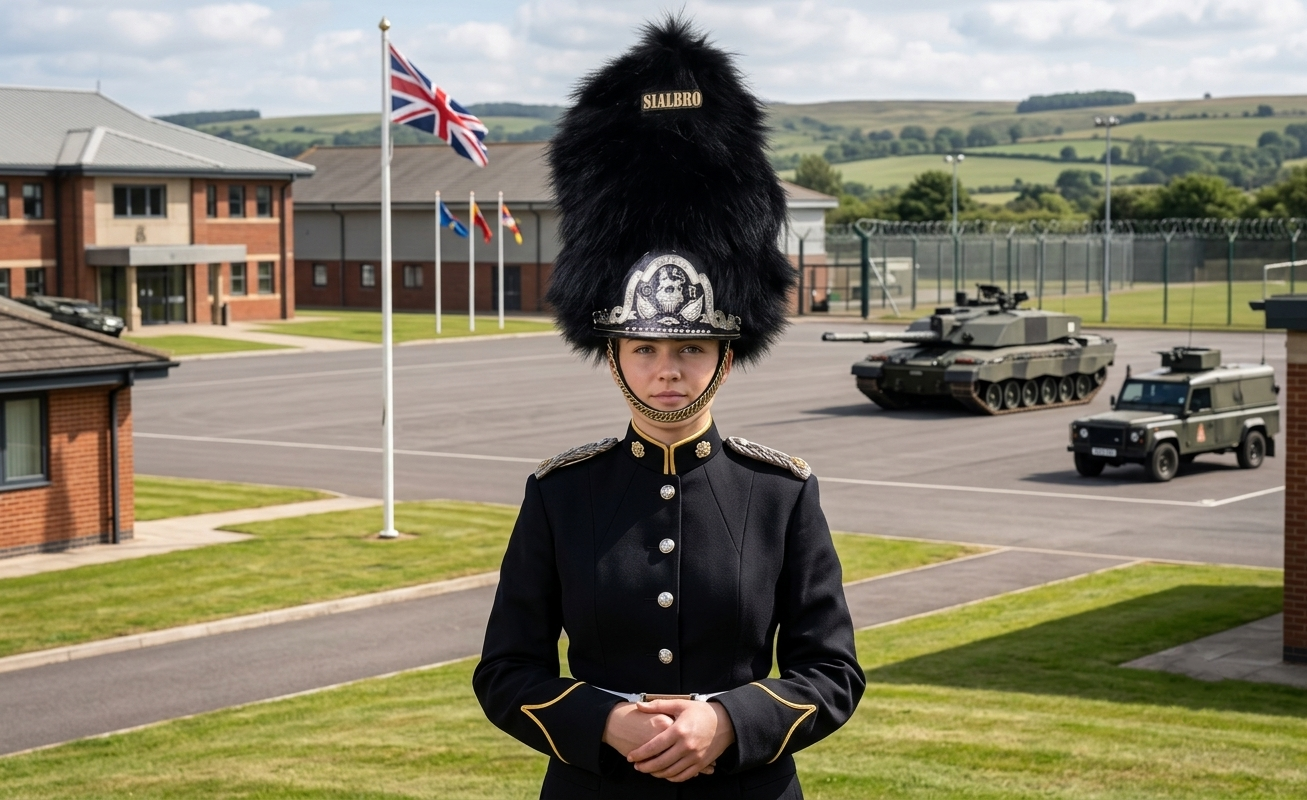 Premium British Ceremonial Military Style Drummer Hat – Authentic Royal Guard Style