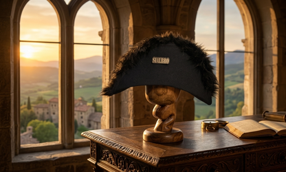 Napoleonic 17th–18th Century British & French Officer Bicorn Hat – Handmade Historical Military Replica