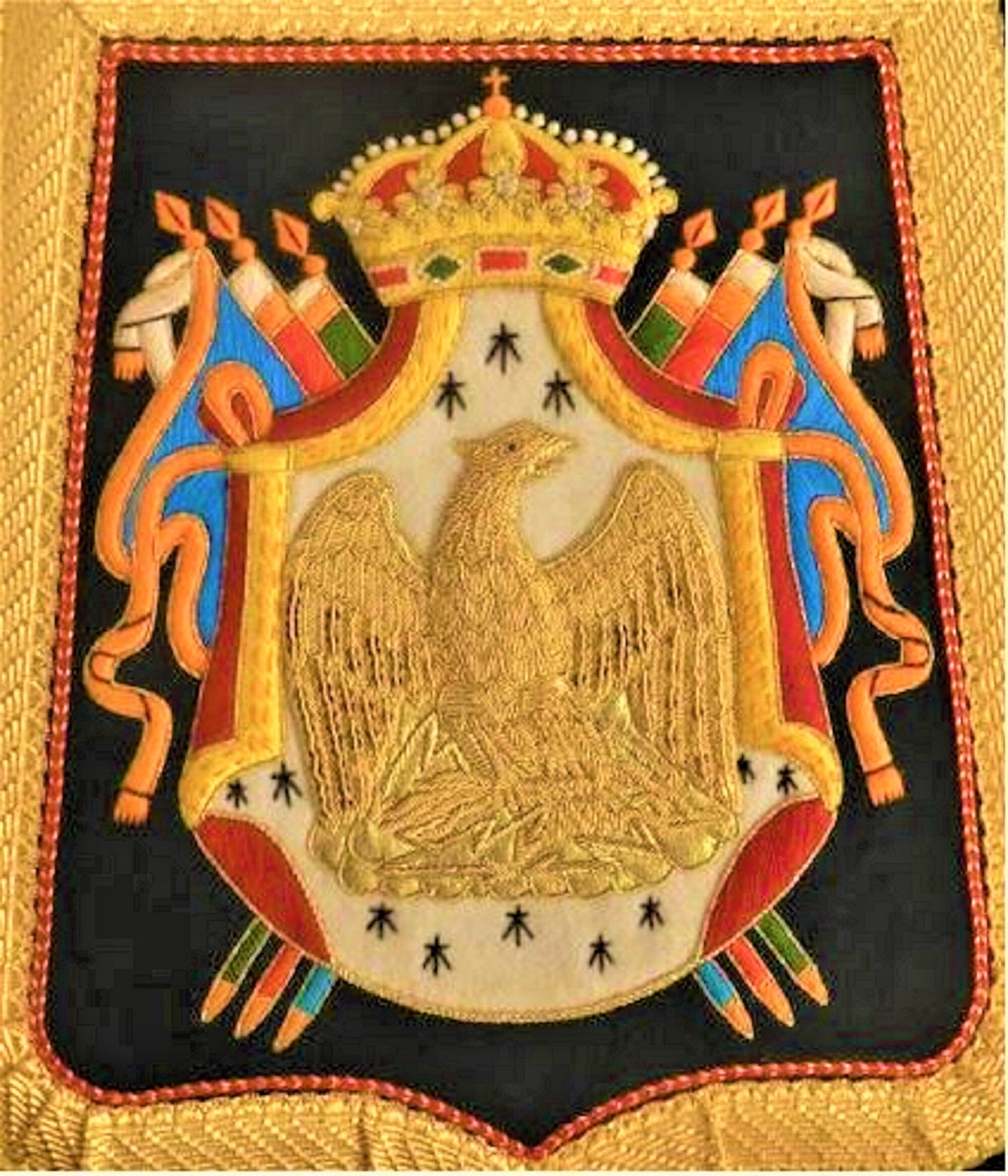 French nepolen Maréchal des logis, chasseur à cheval de la garde, sabretache REPLICA