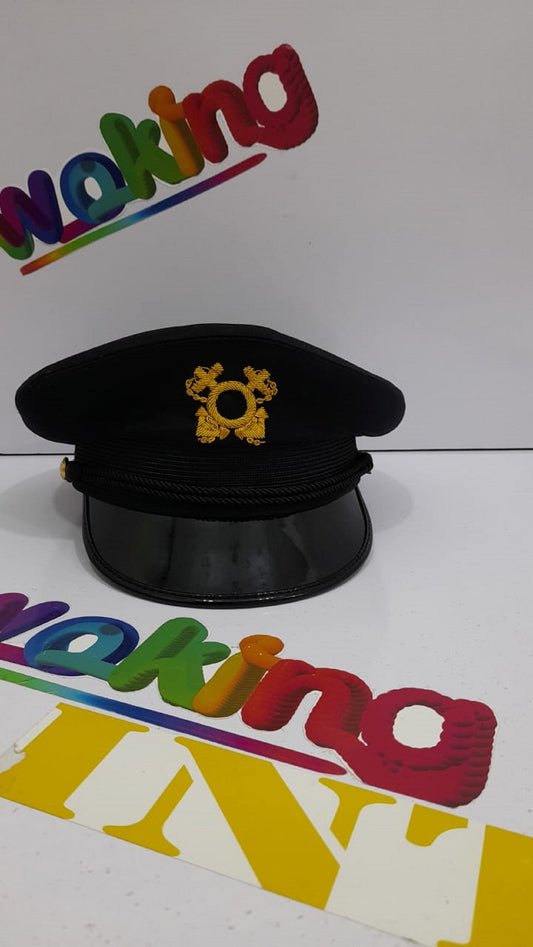 Black Captain's Hat: Yachting Skipper Costume