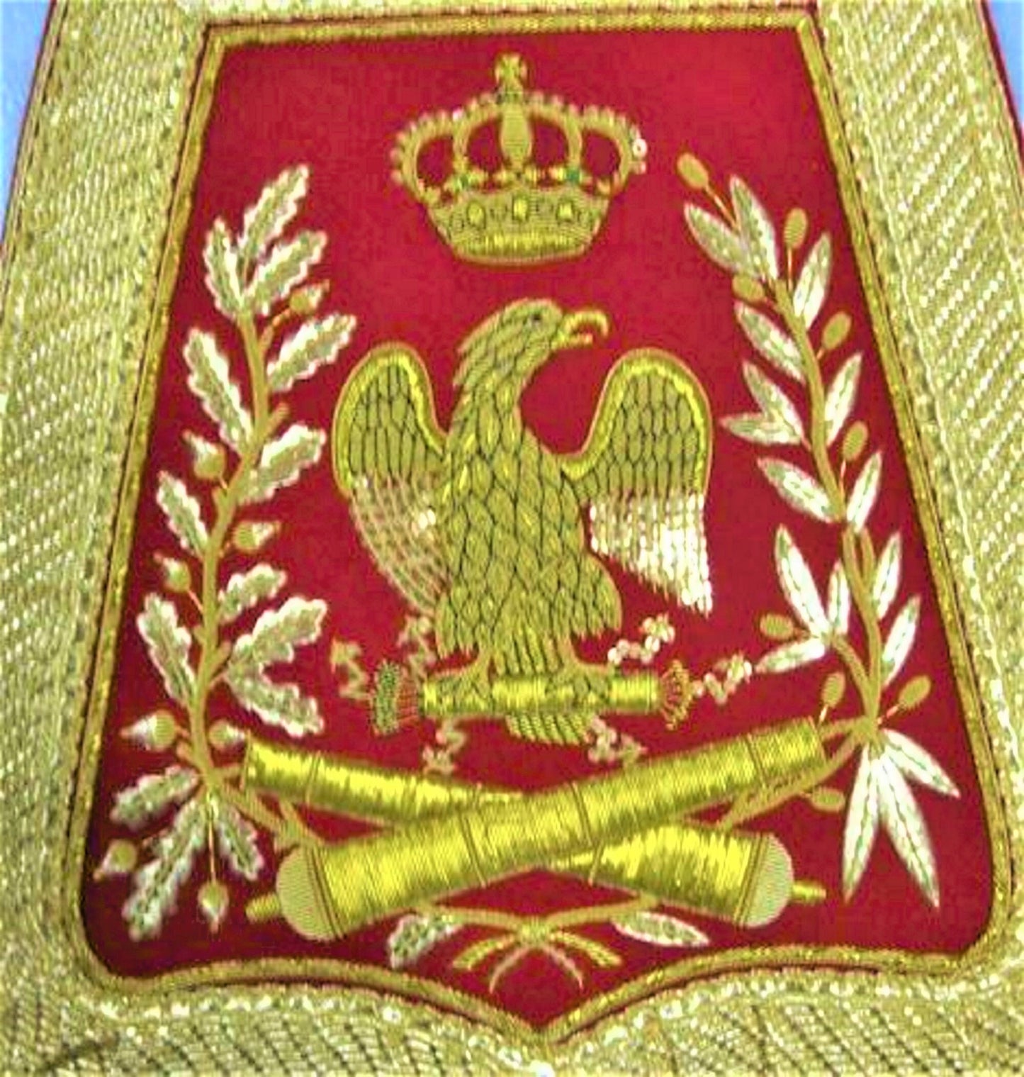 Sabretacheartillerie a cheval de la garde, officer REPLICA