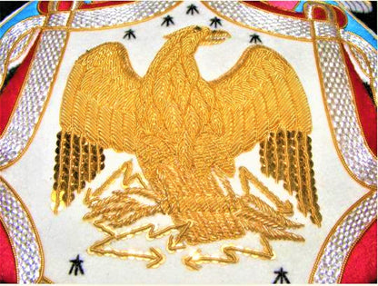 France nepoleon Officer chasseur à cheval de la garde, sabretache with embroidered eagle