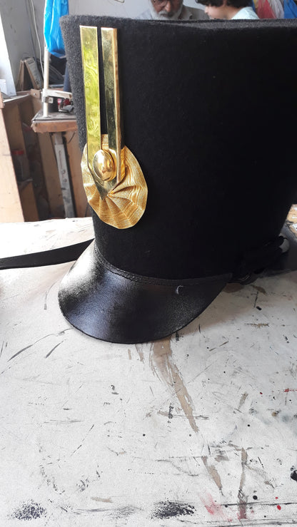 Austrian Napoleonic Infantry Shako Hat – Premium Handcrafted Historical Replica