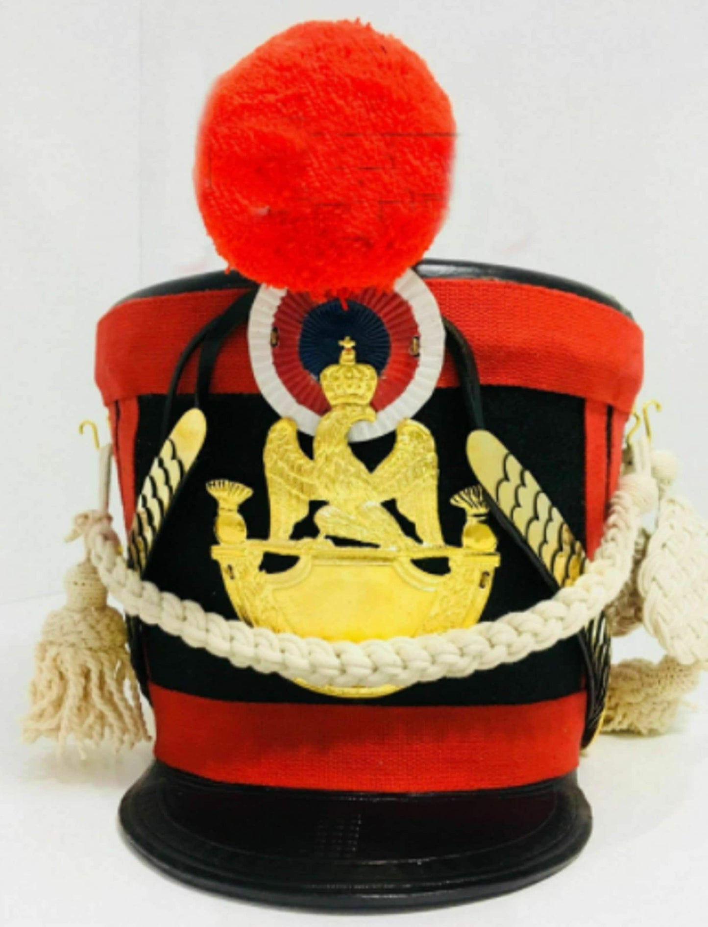 Chako Pickelhaube shako France Napoleon Waterloo line infantry Helmet J13