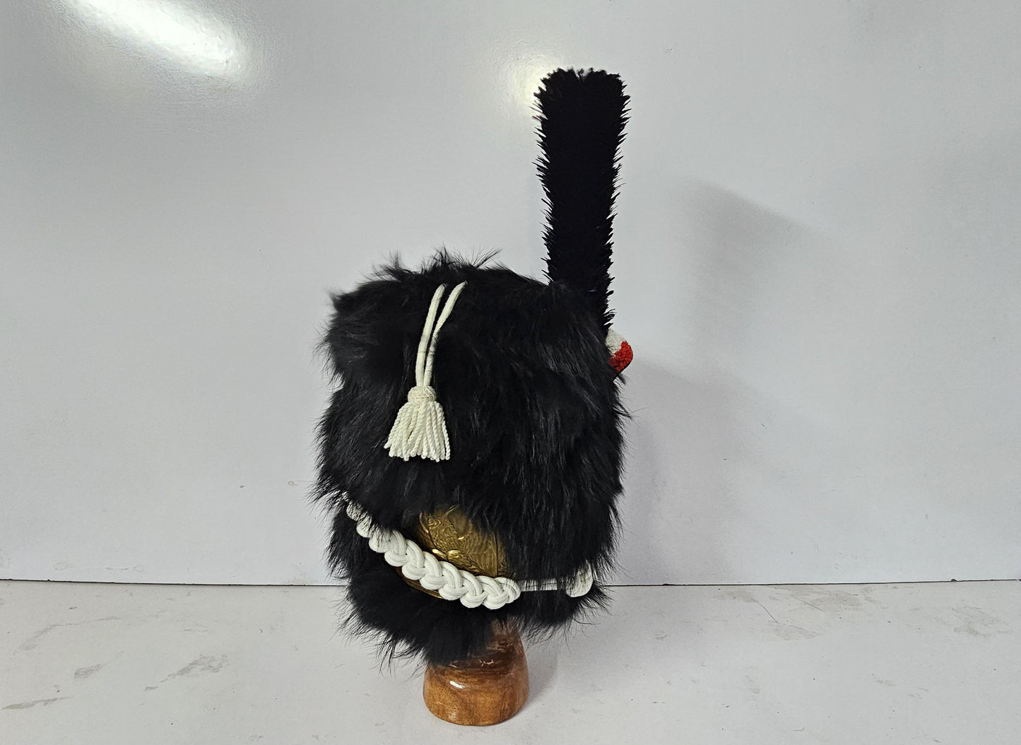 Napoleonic 1st Empire French Imperial Guard Shako Hat – Handmade with Red Plume