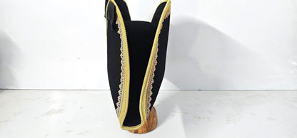 1805 Royal Navy Admiral Hat - Classic Naval Uniform Bicorn Cap for Reenactments