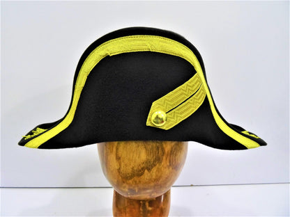 Halloween Napoleon Bonaparte French Captain Colonial English Hat G1476