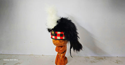 92nd Gordon Highlanders 1815 feather Bonnet Hat Reproduction
