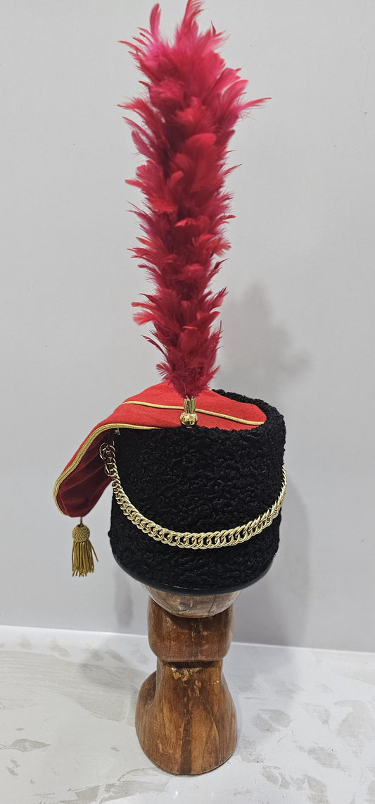 French Hussars Colback Hat Napoleonic Cavalry Chasseur