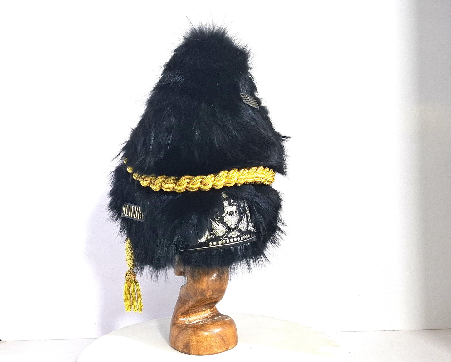 British Drummers shako hat golden cord